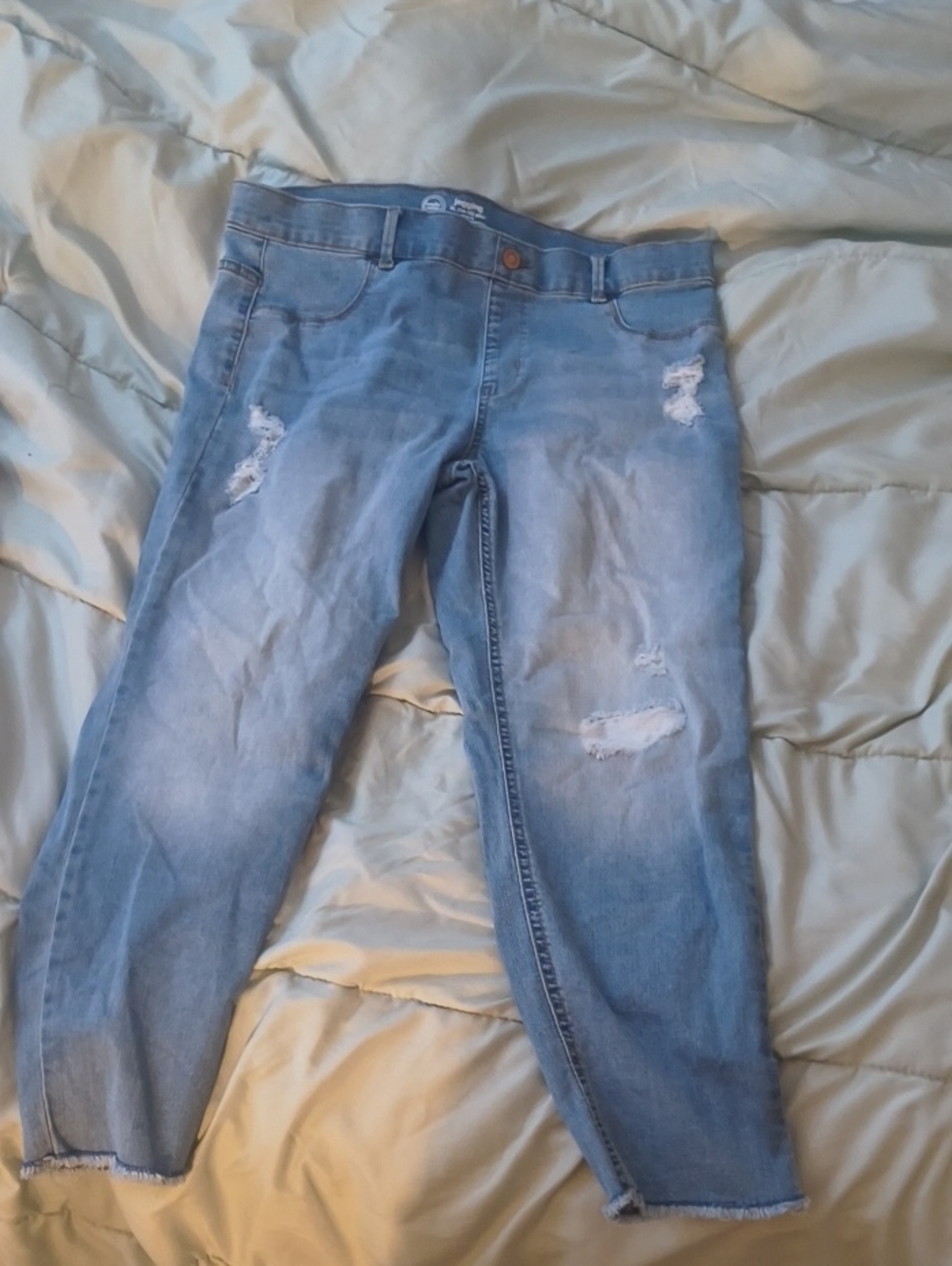 wonder nation Light Blue Distressed Women’s Jeans